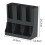 Disposable Paper Cup Holder, Multi-Functional Storage Box,Coffee Shop Straw Storage Box, Multi-Purpose Storage Box Black 5