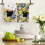 Torchons de cuisine Black Cat Hydrangea Spring Flowers, lot de 2, 45,7 x 66 cm 3