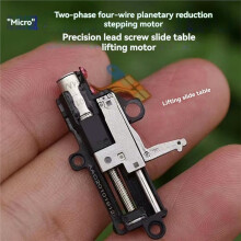 Tiny 5mm/4.3mm Planetary Gear Stepper Motor Micro 2-Phase 4-Wire Stepping Motor Linear Metal Screw Slider Model B