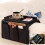 Sofa Armrest Organizer with Cup Holder No-Slip Couch Sofa Armrest Organiser Couch Remote Caddy Control Holder (Black) 2