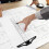 Régua de plástico transparente em formato de T de 12 polegadas com escala graduada de 18 polegadas para desenho técnico e artesanato. 7