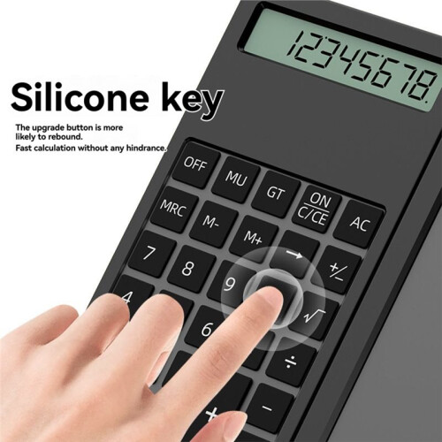 Calculadora de 5 Polegadas com Tablet de Bateria Tipo Botão, Portátil, Dobrável e com Tela LCD para Aprendizado, Negócios e Escritório.