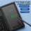 Calculator 5.0 Inch with Button Cell Tablet Learning Business Office Portable Folding LCD Tablet Calculator 9