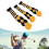 Set da 3 copri-testa da golf - Pom-Pom - OS - Giallo Nero 1