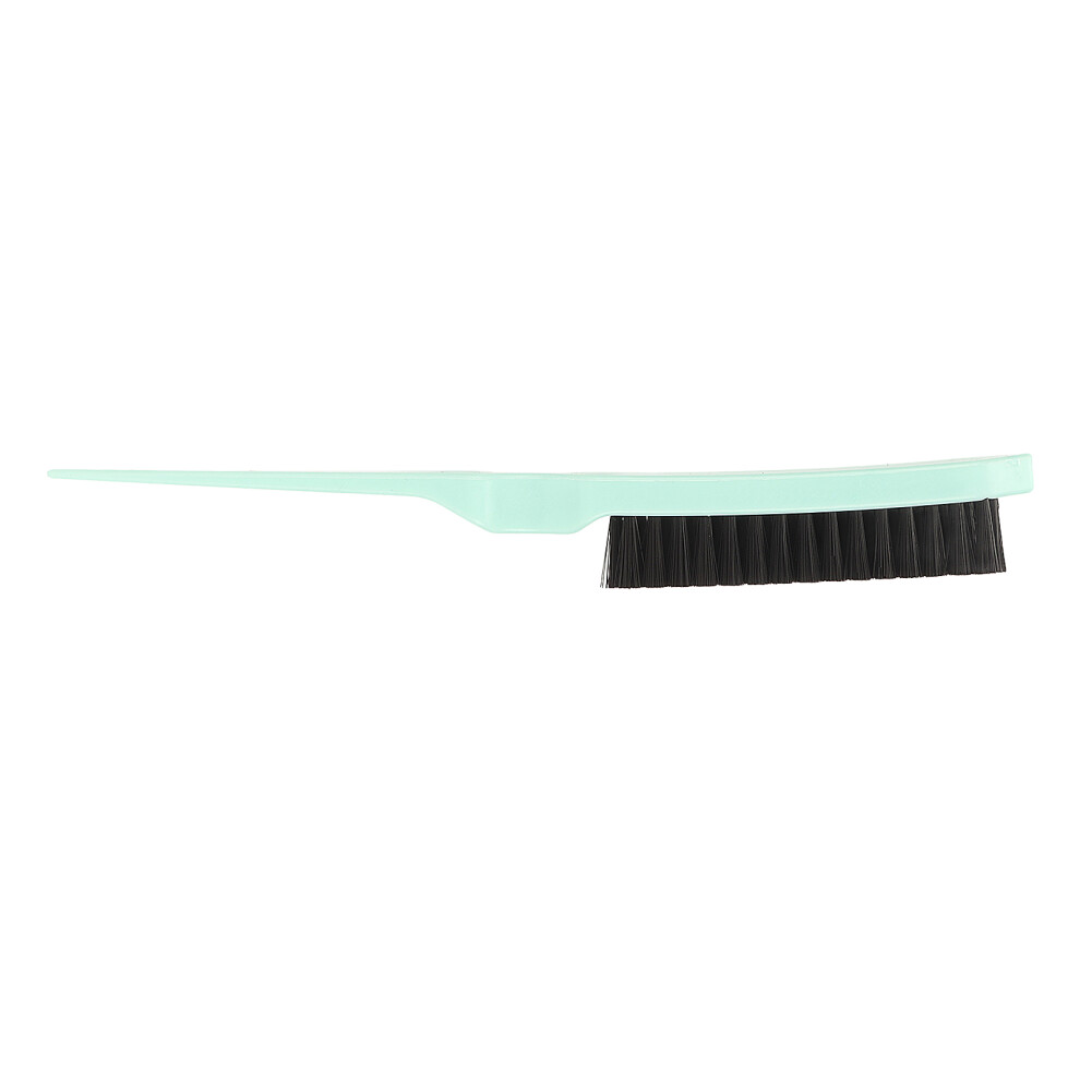 Green Nylon Teasing Hair Brush For Volume