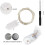 24 Pack Cool White Fairy Lights 7ft 20-LED Battery Operated 3