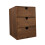 Bureau-organizer van hout, lade-opbergbakken, bruin 5