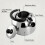 Βραστήρας τσαγιού 2 λίτρων με σφύριγμα, από ανοξείδωτο ατσάλι, συμβατός με εστίες 6
