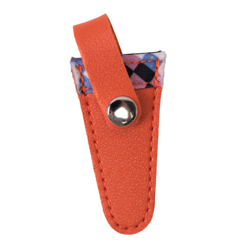 Craft Scissor Case Compact 8x3cm Scissors Pouch Protector Stylish Scissors Cover Orange 1
