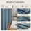 Charcoal Grey Blackout Curtains 40 x 72 in, 2 Pack 5