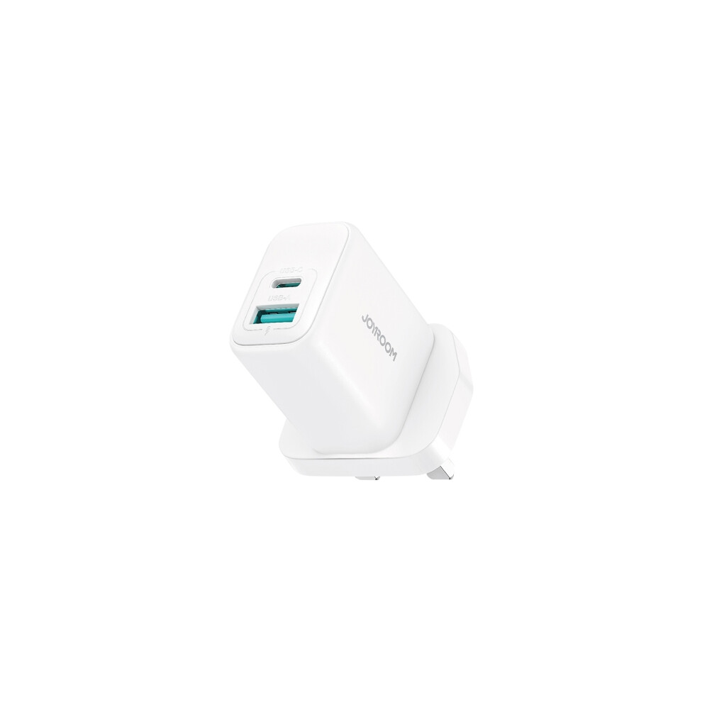 Joyroom Jr-Tcf21 20W Dual-Port (A+C) Charger (Uk) White 5061105061698