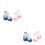 8Pièces Accessoires PVC De Boxe Simulés Multicolores Suspendus 5