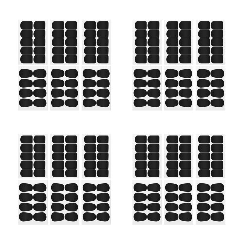 Silicone Patch Saxophone Noir Oval Alto Tenor 2