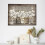 Rustic Daisy & Butterfly Canvas Wall Art 12x16 in 3