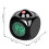Voice Talking LED Projection Alarm Clock, White 3