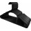 Plastic Clothes Hangers 30-Pack Black 5