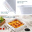 Ceramic Lasagna Baking Dish 15.6 x 9.3 x 3.1 in 5