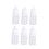 Frasco conta-gotas de plástico branco para líquido oftálmico 5ml 4