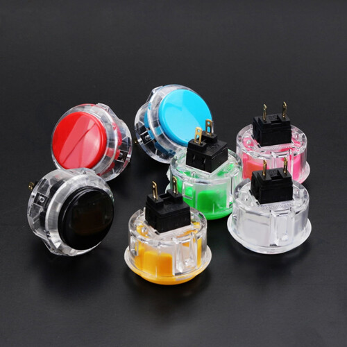 Verlichte drukknopschakelaar voor arcadekast 30mm6 1