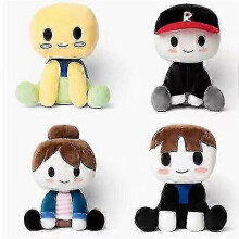 (As show, Style 7) Blox Buddies Noob Plushie - Official Roblox-Inspired Soft Toy for Superfans