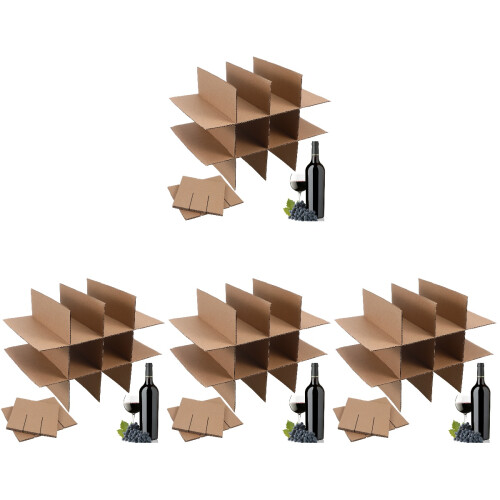 4Ensembles Cloisons En Papier Beige Pour Expéditions 1