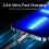 USB-A to Lightning 2.4A Data Cable 1.2m Black 3