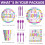 Jump Theme Party Tableware Set – 120-Piece Disposable Set 2