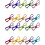 100Pcs Assorted Color Clothespins Metal Clips Windproof 5