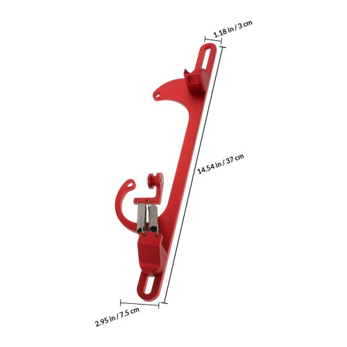 Support Câble D'air Rouge Aluminium Pour 1