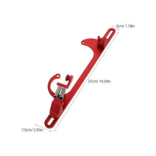Support Câble D'air Rouge Aluminium Pour 2