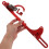 Support Câble D'air Rouge Aluminium Pour 4