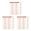 Stickers Sourcils Marron Décalques Auto-Adhésifs Waterproof 6