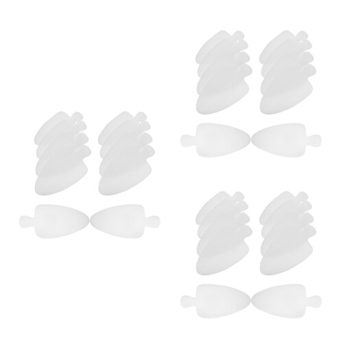 30Pièces Modèles Formateurs Blancs En Mousse Anti- Pour Bottes 2