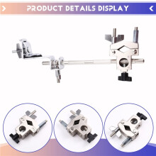 Drum Cowbell Holder Clamp Percussion Musical Instrument Support Clip Portable Repairing Parts