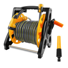 Compact Garden Hose Reel, Portable Lightweight Hose Trolley Cart with Handle, for Easy Outdoor Planting, Car Washing, Lawn Care and Backyard Use