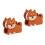 2Sets Draagbare Tapehouder Hond Maskingtape Organizer 5