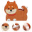 2Sets Draagbare Tapehouder Hond Maskingtape Organizer 10