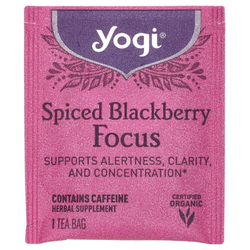 Yogi Tea, Tè alla Mirtillo Nero, 16 Sacchetti da Tè, 1.12 oz (32 g) 2