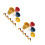 12Ensembles Tee Golf Caoutchouc Varié Hauteurs Accessoires Simulation 5