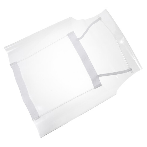 3Pièces Coussin Chaise Transparent Réutilisable Antipoussière PVC 1