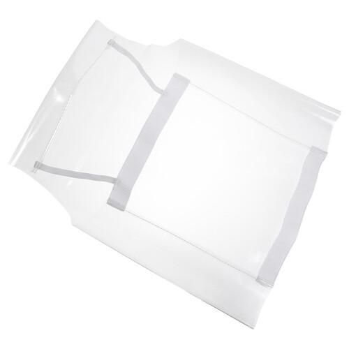 3Pièces Coussin Chaise Transparent Réutilisable Antipoussière PVC 2