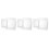 3Pièces Coussin Chaise Transparent Réutilisable Antipoussière PVC 5