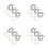 24Pièces Perles De Taille Élastique Couleurs Assorties Plage 4
