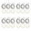 24Pièces Perles De Taille Élastique Couleurs Assorties Plage 10