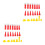 2Sets Durable Stainless Steel Caulk Sealer Nozzle with Rubber Base 6
