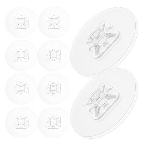 90Pièces Supports Transparents Anti-Basculement Perçage 1