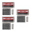 3Pièces Porte-Documents Pare- ABS Gris Compatible Véhicules 5