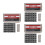 3Pièces Porte-Documents Pare- ABS Gris Compatible Véhicules 6