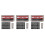 3Pièces Porte-Documents Pare- ABS Gris Compatible Véhicules 7