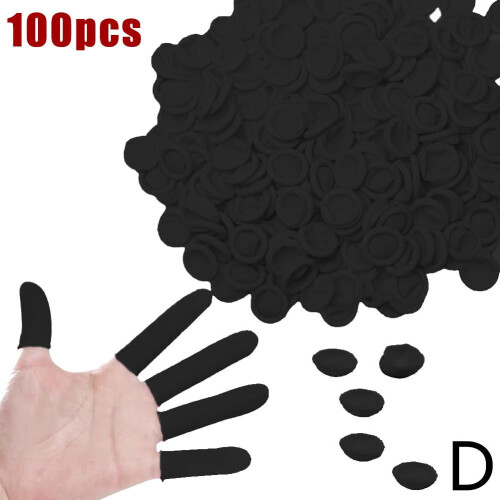 100 Pcs Finger Cots Disposable Latex Finger Protector Fingertips Protectors 2